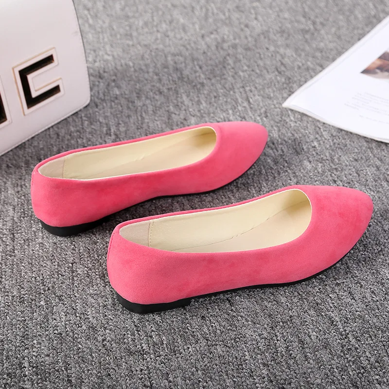 Plus Size 35-43 Women Flats Slip on Flat Shoes Candy Color Woman Boat Ladies Ballet scarpe donna 2019 NEW Arrivel | Обувь