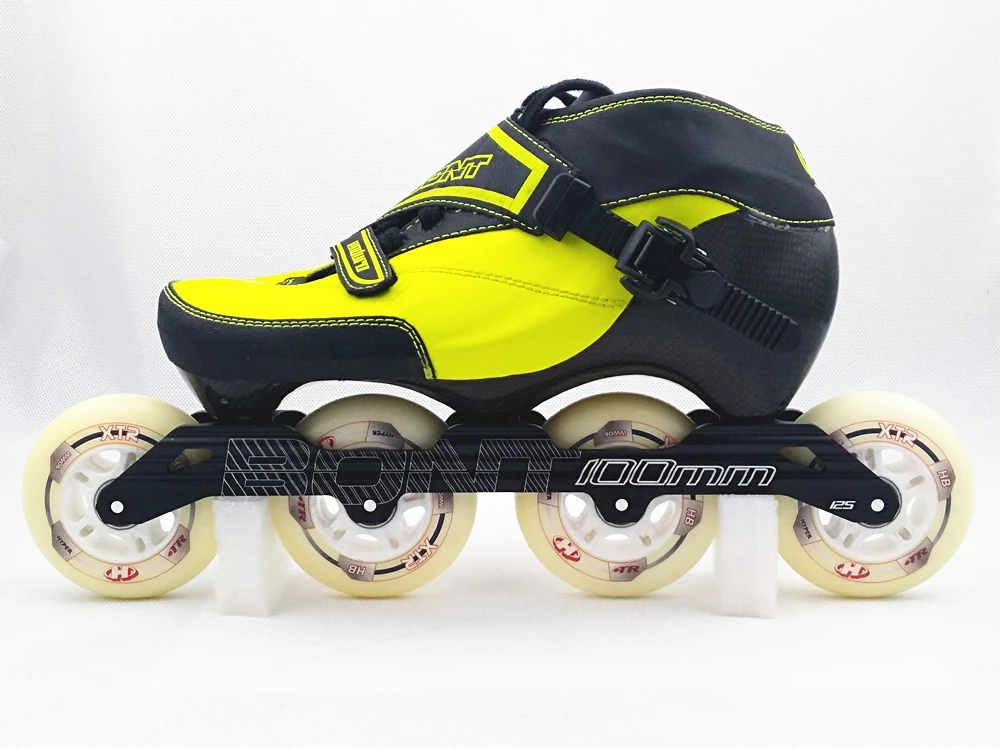 Роликовые коньки Bont Enduro 3PT желтые черные|Обувь для роликов| |