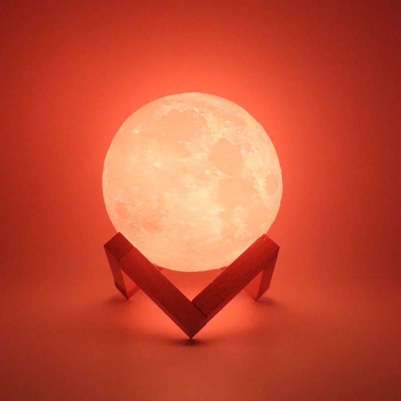 3D Lamp Moon Lamp 16 Colors LED 3D Printed Moon Light Remote Touch Control and USB Rechargeable Gifts ( Diameter 5.1 inch /13cm)
3D Lamp Moon Lamp 16 Colors LED 3D Printed Moon Light Remote Touch Control and USB Rechargeable Gifts ( Diameter 5.1 inch /13cm)