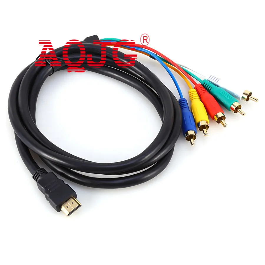5FT HDMI Male to 5 RCA RGB Audio Video AV Adapter Cable Cord Wire HDMI to RCA cable av cables AQJG
5FT HDMI Male to 5 RCA RGB Audio Video AV Adapter Cable Cord Wire HDMI to RCA cable av cables AQJG