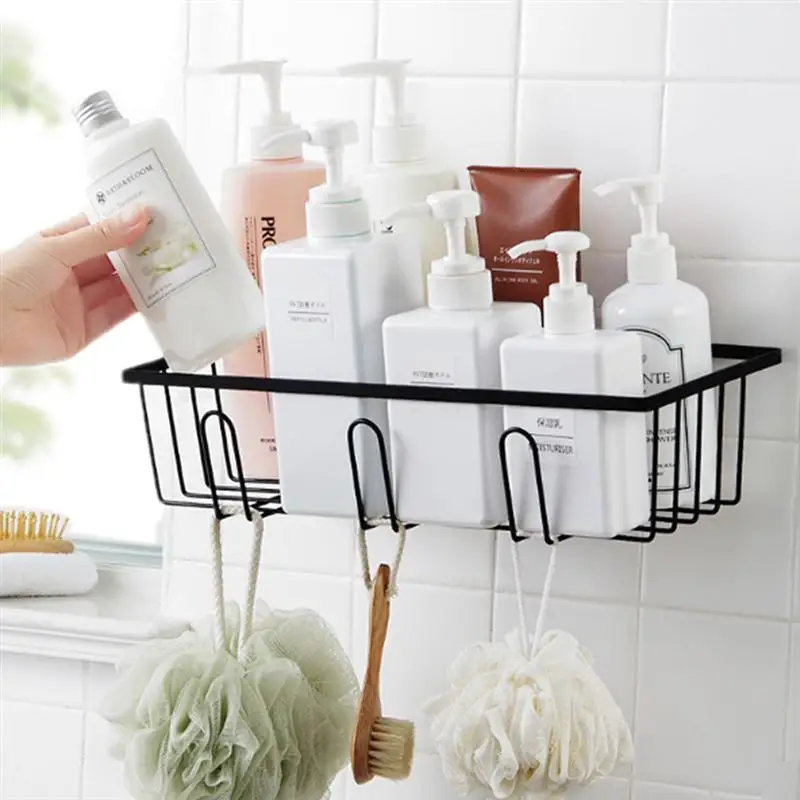 Iron No Drill Vacuum Suction Shower Basket Shelf Caddy Soap Holder for Bathroom Kitchen (Black)
Iron No Drill Vacuum Suction Shower Basket Shelf Caddy Soap Holder for Bathroom Kitchen (Black)