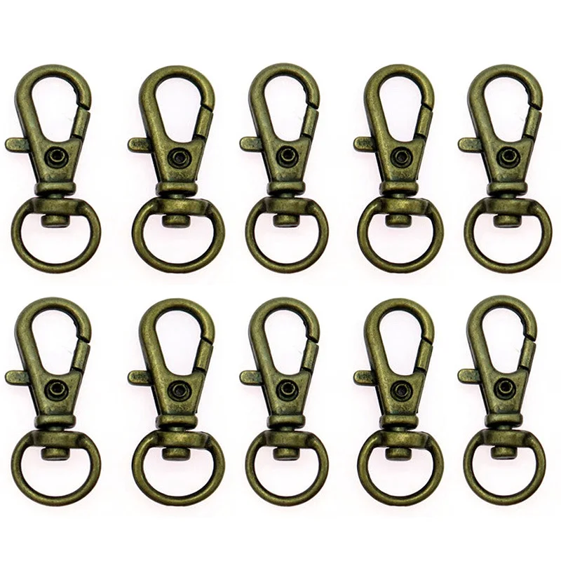 10pcs Swivel Trigger Clips Snap Hooks Keychain Bag Lobster Clasp DIY Craft Accessory
10pcs Swivel Trigger Clips Snap Hooks Keychain Bag Lobster Clasp DIY Craft Accessory
