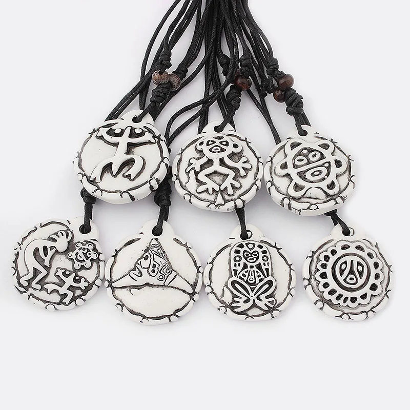 12pcs/lot Taino Coqui Frog Cemi Sun Turtles Kokopelli Yak Bone Pendant Necklace Hawaiian Jewelry
12pcs/lot Taino Coqui Frog Cemi Sun Turtles Kokopelli Yak Bone Pendant Necklace Hawaiian Jewelry