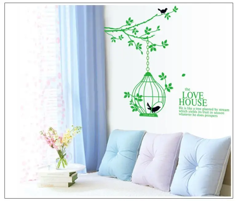 Free Shipping:60*90 cm Large zy9032 Details about green Birdcage Birds Tree Removable Wall Sticker Home Decor Decals Vinyl Art
Free Shipping:60*90 cm Large zy9032 Details about green Birdcage Birds Tree Removable Wall Sticker Home Decor Decals Vinyl Art