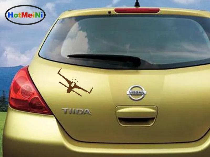 HotMeiNi наклейка для автомобилей Rutan Home Built Aircraft Car Styling Truck Window Door Bumper виниловая Long EZ 17