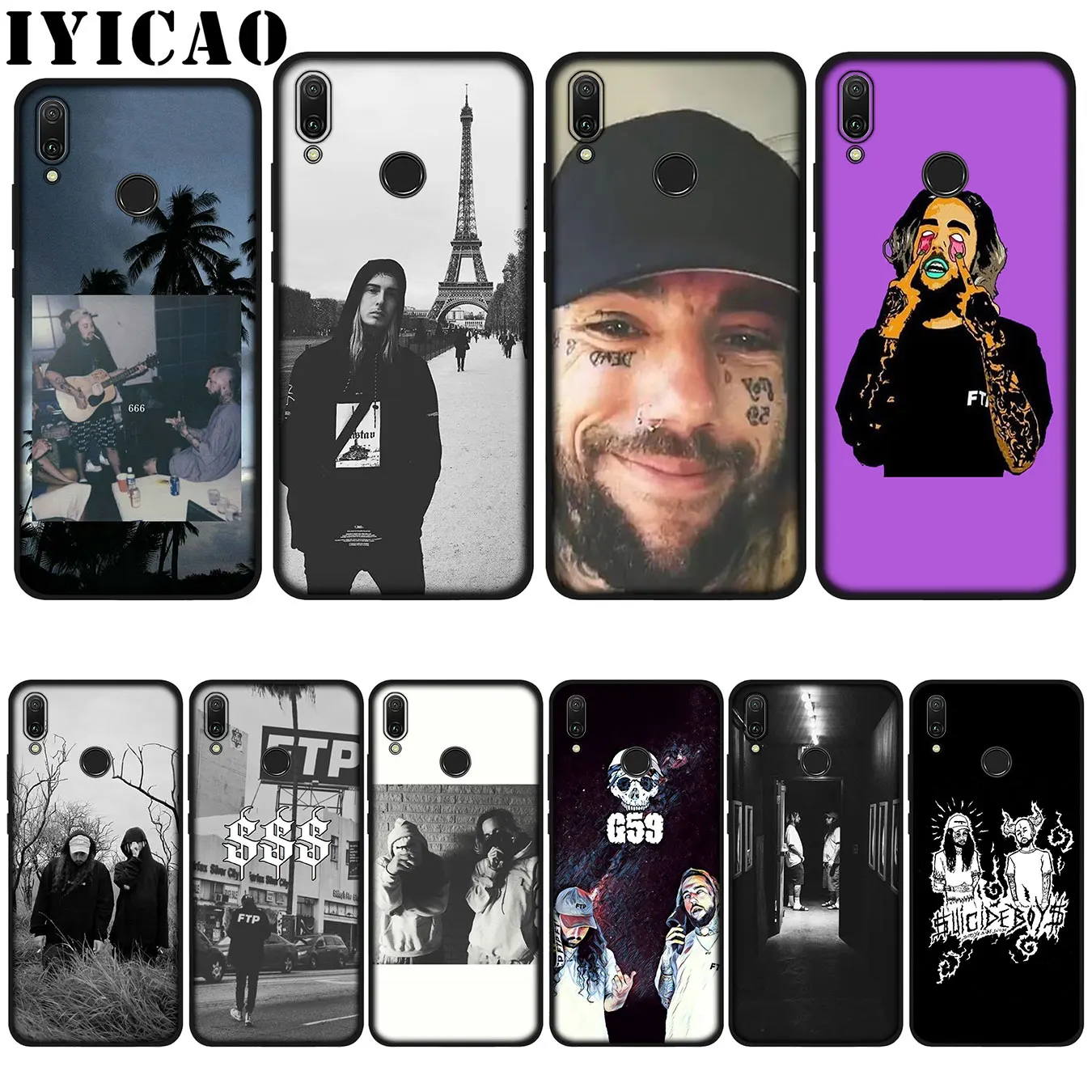 IYICAO suicideboys FTP G59 мягкий чехол высокого качества для Huawei P20 Pro P10 P8 P9 P30 Lite Mini 2017 P Smart