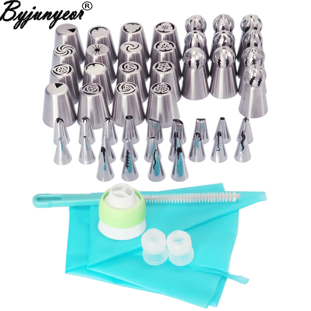 54pcs Stainless Steel Cake Nozzles Russian Nozzle Pastry korean Icing Piping Nozzles Tips Cake Decorating Tools CS113
54pcs Stainless Steel Cake Nozzles Russian Nozzle Pastry korean Icing Piping Nozzles Tips Cake Decorating Tools CS113