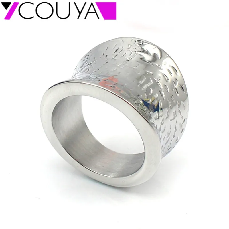 Couya Новинка 2017 года модные 316L нерегулярные Форма нержавеющая сталь большой