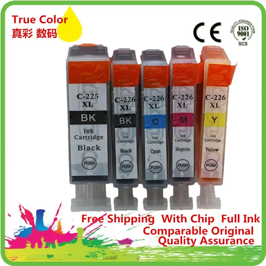 Replacement PGI 225 225XL PGI225 PGI225XL PGI-225 CLI 226 Ink Cartridge For Canon MG6110 MG6120 MG6220 MG8120 MG8120B MG8220
Replacement PGI 225 225XL PGI225 PGI225XL PGI-225 CLI 226 Ink Cartridge For Canon MG6110 MG6120 MG6220 MG8120 MG8120B MG8220