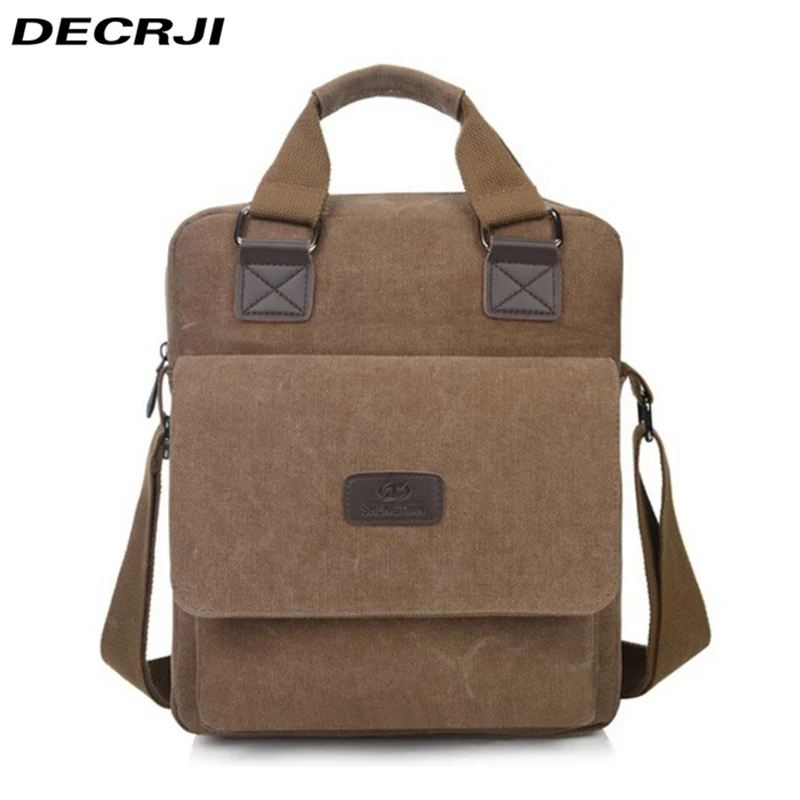 DECRJI Canvas Bag Handbag Men Small Casual Travel Business Man Shoulder Crossbody Bag Torebki Men Messenger Bags Male Zipper
DECRJI Canvas Bag Handbag Men Small Casual Travel Business Man Shoulder Crossbody Bag Torebki Men Messenger Bags Male Zipper