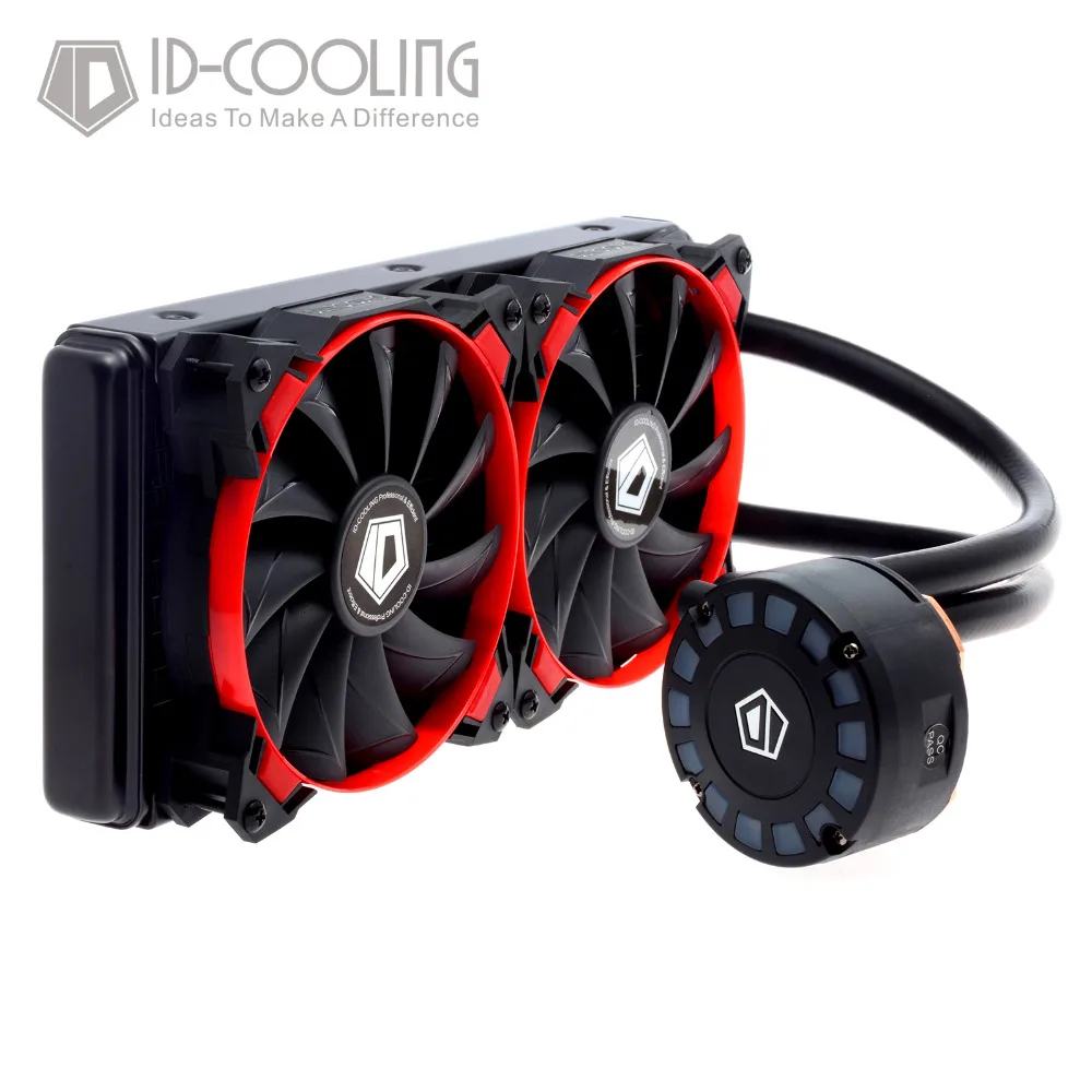 ID COOLING FROSTFLOW 240L AIO кулер для воды с уникальным Comet tail светодиодный светильник 240 мм