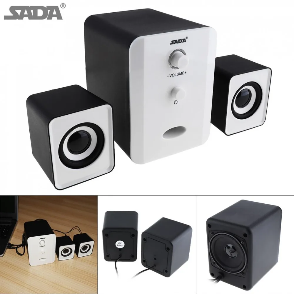 SADA Portable 3W Mini Combination Mega Bass Subwoofer Speaker Column Computer Speaker with USB Power Plug for DVD TV PC
SADA Portable 3W Mini Combination Mega Bass Subwoofer Speaker Column Computer Speaker with USB Power Plug for DVD TV PC