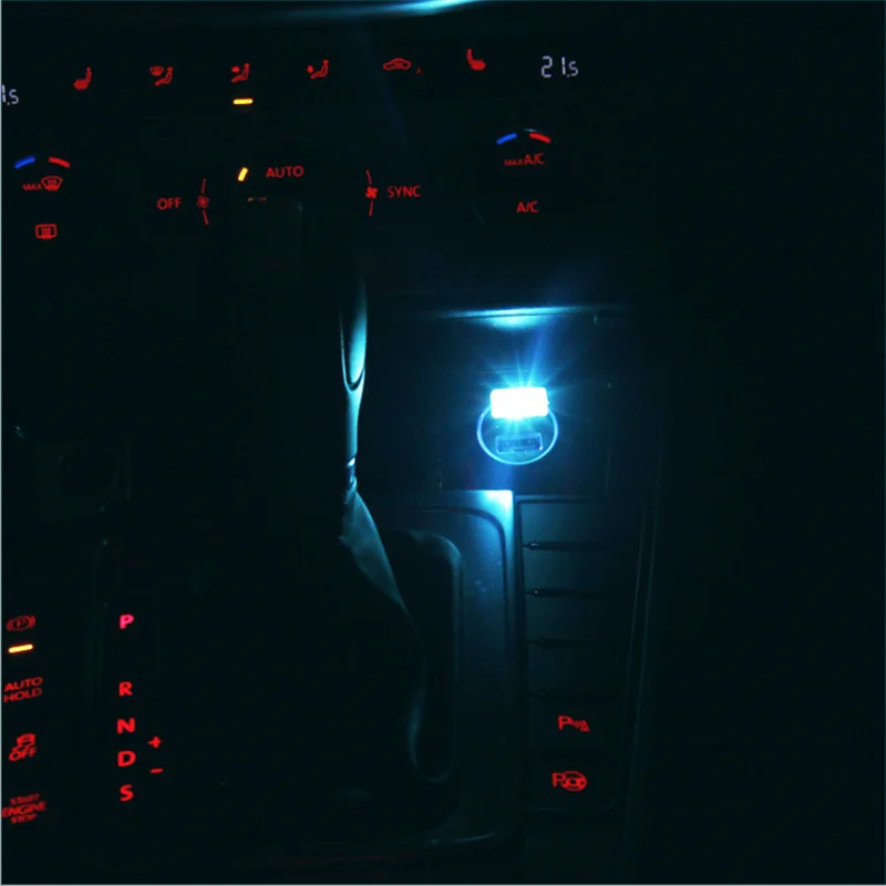USB-ламсветильник светодиодная для салона автомобиля 1 шт. лада приора седана