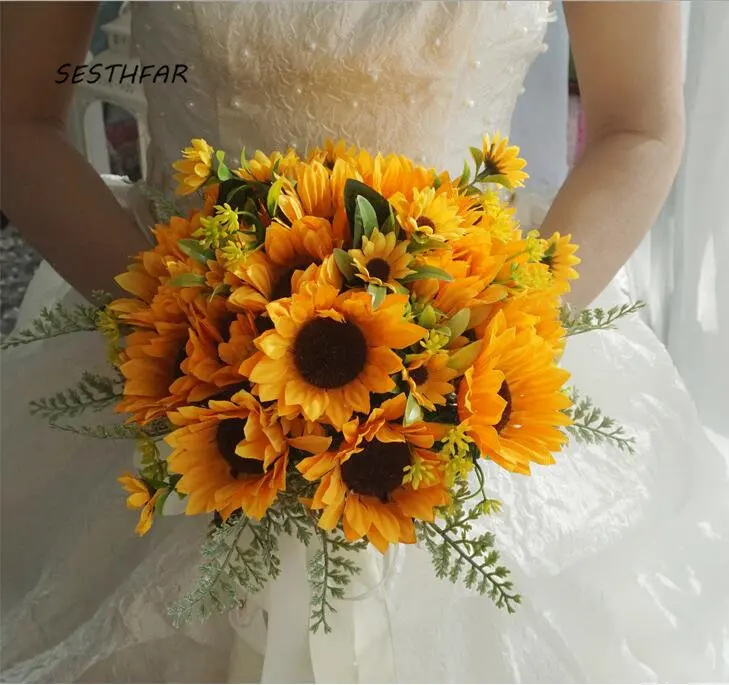 Sunflower Bridal Bouqet The Bride Holding Flowers Flores Artificiales De Novia Artificial Bridesmaid Wedding Bouquet
Sunflower Bridal Bouqet The Bride Holding Flowers Flores Artificiales De Novia Artificial Bridesmaid Wedding Bouquet