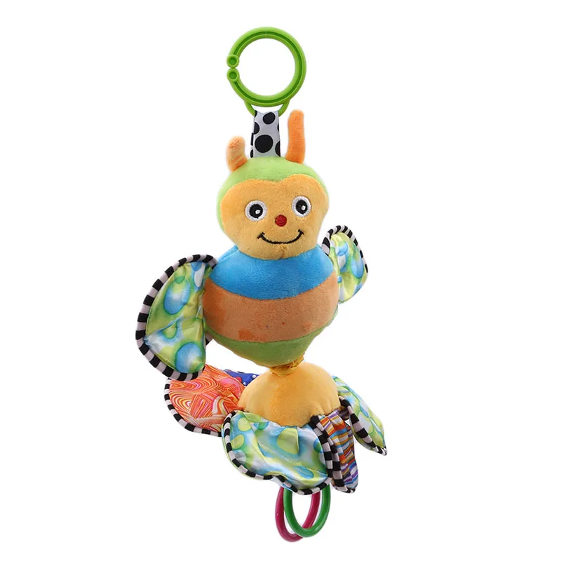 New Arrive Colorful Music Baby Rattles Cartoon Bee Baby Rattles Educational Toy Teether Plush Fun Toys For Kids
New Arrive Colorful Music Baby Rattles Cartoon Bee Baby Rattles Educational Toy Teether Plush Fun Toys For Kids
