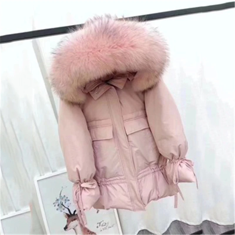 New Winter Big Fur Collar Women Coats Jackets Warm Woman Cotton Parkas Casual Large Size Female Outerwear Loose Ribbon J920
New Winter Big Fur Collar Women Coats Jackets Warm Woman Cotton Parkas Casual Large Size Female Outerwear Loose Ribbon J920