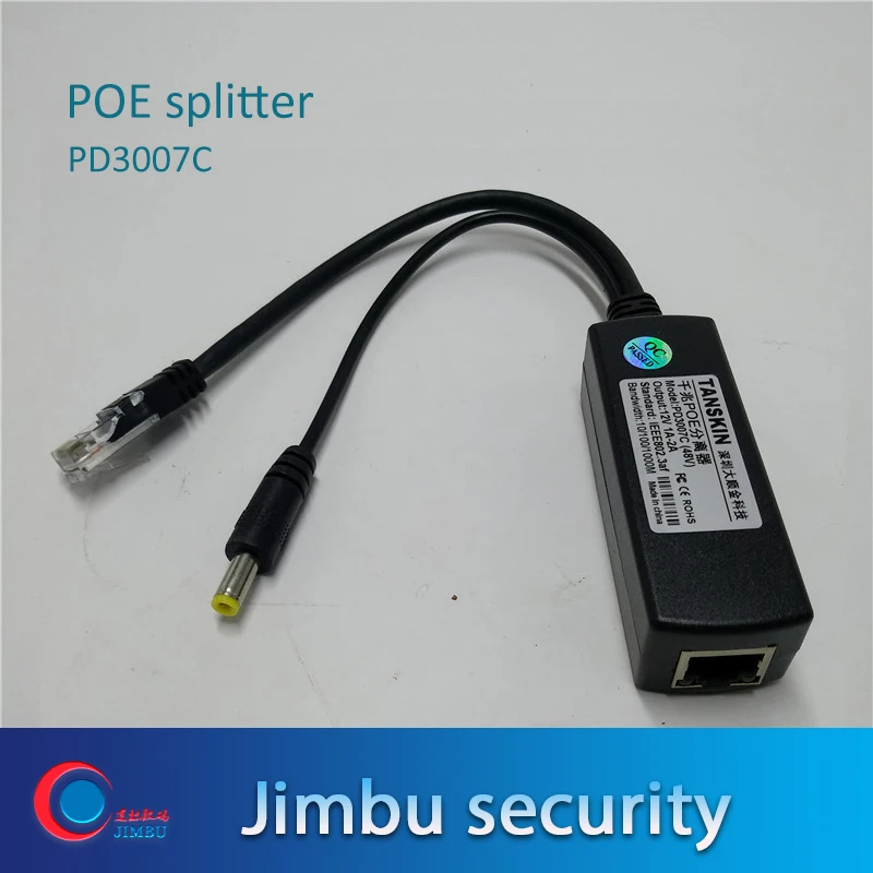 PD3007C Gigabit POE Splitter Output 12V 1000M High Speed Network Transmission Support IEEE802.3af Standard POE Power Supply
PD3007C Gigabit POE Splitter Output 12V 1000M High Speed Network Transmission Support IEEE802.3af Standard POE Power Supply
