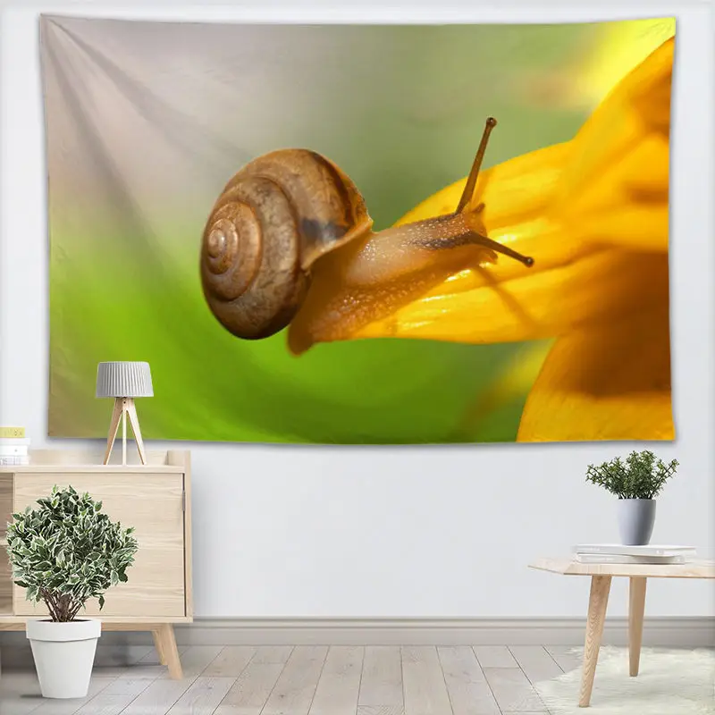 Snail Animal Tapestry Wall Hanging Decor Home Birthday Party Decorations Fabric Tapestries Camping Tent Travel Sleeping Pad
Snail Animal Tapestry Wall Hanging Decor Home Birthday Party Decorations Fabric Tapestries Camping Tent Travel Sleeping Pad