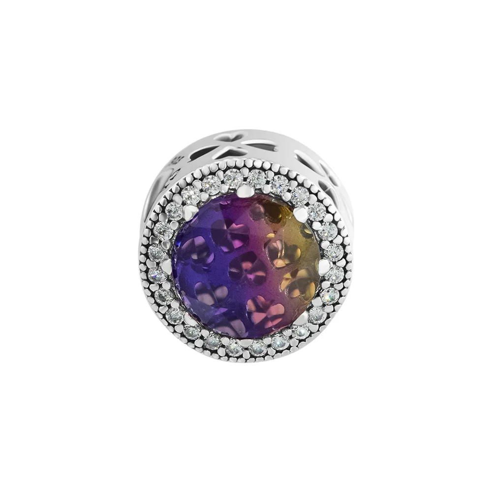 Radiant Hearts Charm With Multi-color CZ 100% 925 Sterling Silver Beads for Jewelry Making Fits Women Charms Bracelets & Bangles
Radiant Hearts Charm With Multi-color CZ 100% 925 Sterling Silver Beads for Jewelry Making Fits Women Charms Bracelets & Bangles
