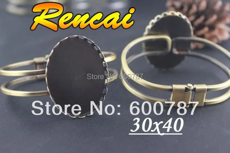 5pcs 30*40mm Bracelet Base Blank Finding Tray Bezel Setting Gold/Rose Gold/Silver/Bronze Cabochon Cameo For DIY Jewelry Marking
5pcs 30*40mm Bracelet Base Blank Finding Tray Bezel Setting Gold/Rose Gold/Silver/Bronze Cabochon Cameo For DIY Jewelry Marking