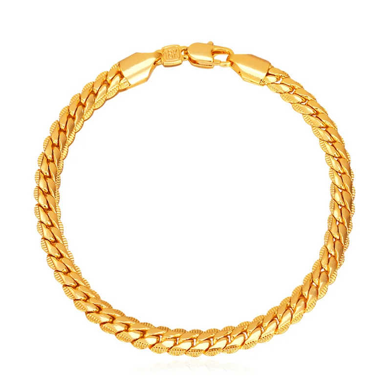 Kpop Gold Color Bracelet High Quality Chain Bracelets 5MM 21CM Fashion Men Jewelry H937
Kpop Gold Color Bracelet High Quality Chain Bracelets 5MM 21CM Fashion Men Jewelry H937