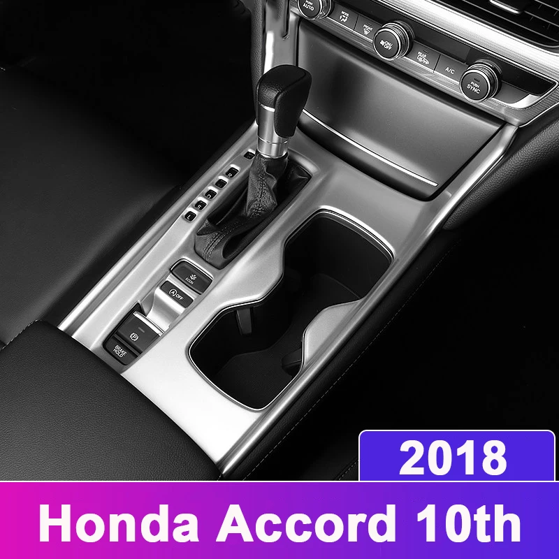 Car Interior Console Gear shift Panel Water Cup Holder Coffee Bottle Placement Cover Trim For Honda Accord 10th 2018 Accessories
Car Interior Console Gear shift Panel Water Cup Holder Coffee Bottle Placement Cover Trim For Honda Accord 10th 2018 Accessories