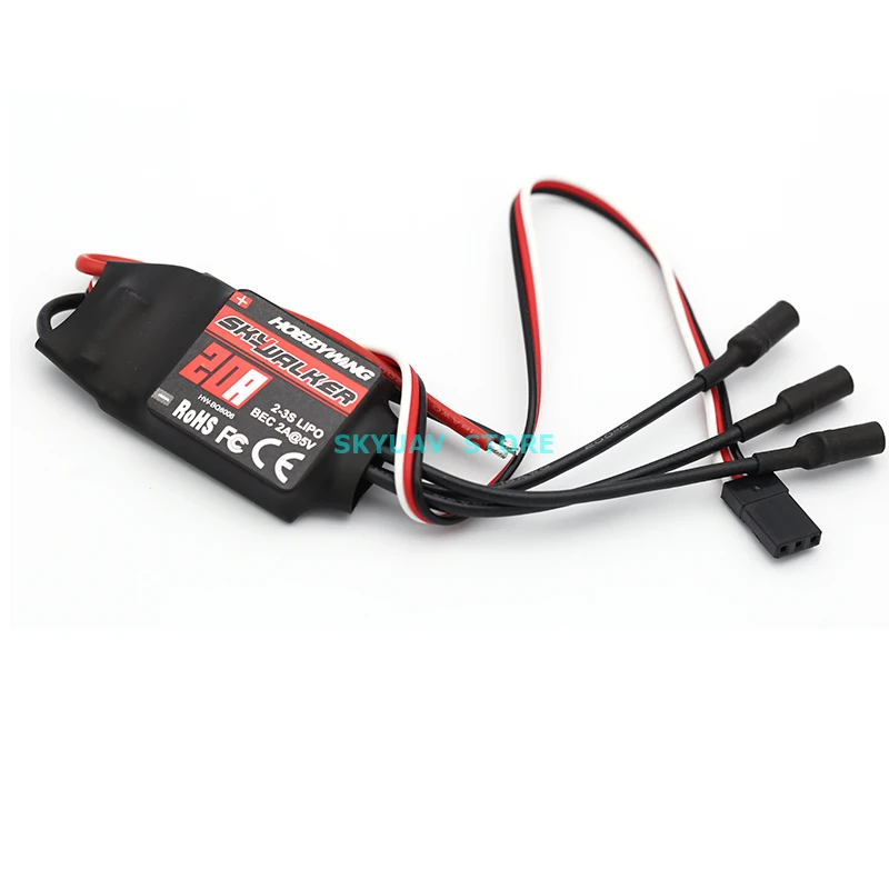 1 шт., контроллер скорости Hobbywing Skywalker 20A ESC с UBEC для RC FPV Quadcopter RC Самолеты вертолет
1 шт., контроллер скорости Hobbywing Skywalker 20A ESC с UBEC для RC FPV Quadcopter RC Самолеты вертолет