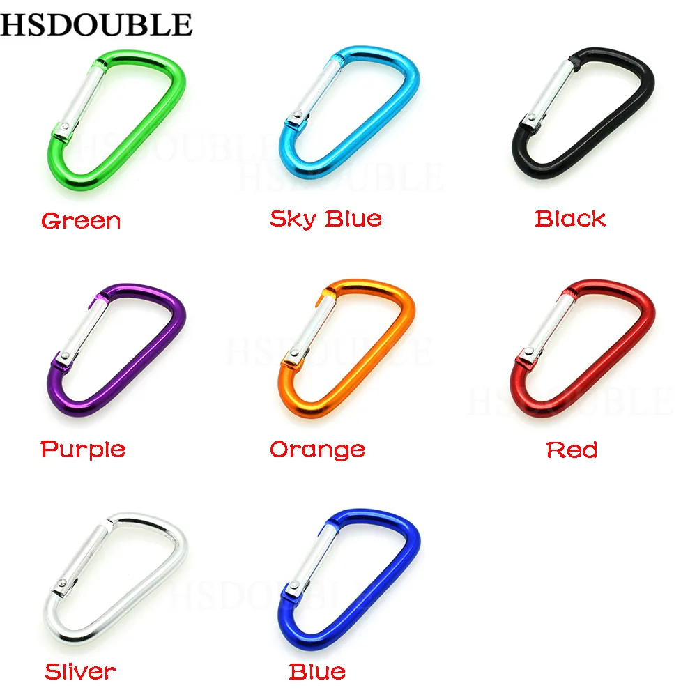 50pcs/lot Aluminum Carabiner Snap Hook Keychain For Paracord Outdoor Activities Hiking Camping 8 Colors
50pcs/lot Aluminum Carabiner Snap Hook Keychain For Paracord Outdoor Activities Hiking Camping 8 Colors