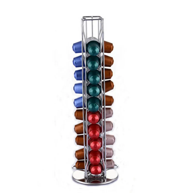 40 pcs Nespresso Capsules Dispenser Coffee Pod Holders Storage Racks Organization Shelves Standing without Capsules Cusack
40 pcs Nespresso Capsules Dispenser Coffee Pod Holders Storage Racks Organization Shelves Standing without Capsules Cusack