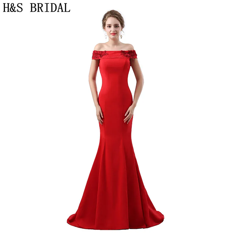 H&S BRIDAL Red Mermaid bridesmaid dresses Boat Neck Beaded Party Prom Gowns vestido de festa 2018 Lace Up bridesmaid-dresses
H&S BRIDAL Red Mermaid bridesmaid dresses Boat Neck Beaded Party Prom Gowns vestido de festa 2018 Lace Up bridesmaid-dresses
