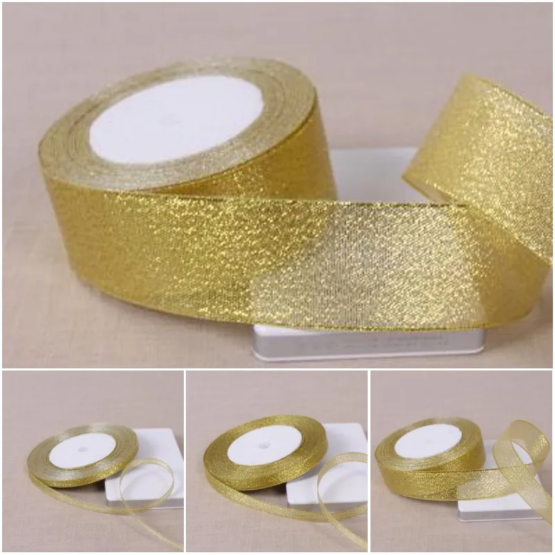 1 Roll 25 Yards Gold Polyester Ribbon Chrismas Wedding Decoration Gift Wrap Box Package Onion Fabric Ribbons DIY Accessories
1 Roll 25 Yards Gold Polyester Ribbon Chrismas Wedding Decoration Gift Wrap Box Package Onion Fabric Ribbons DIY Accessories