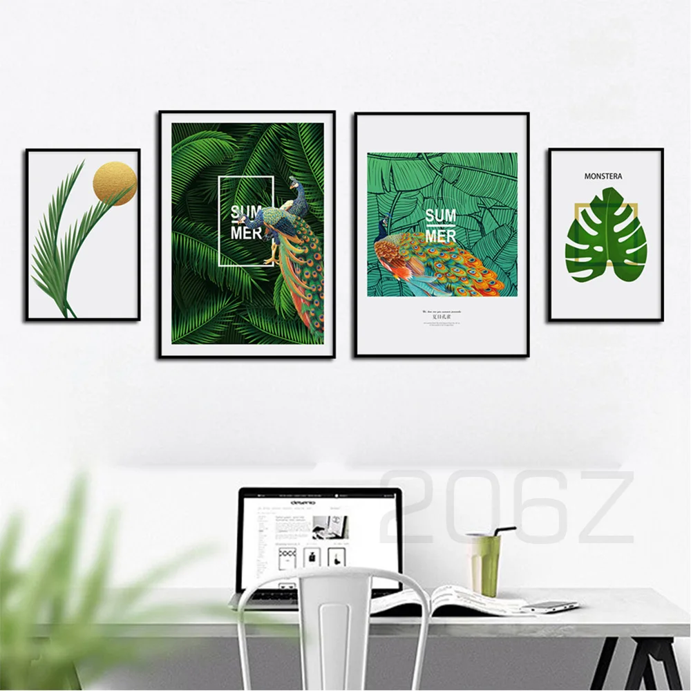 Green Fern Plant Monstera Summer Peacock Nordic Posters And Prints Wall Art Canvas Painting Wall Pictures For Living Room Decor
Green Fern Plant Monstera Summer Peacock Nordic Posters And Prints Wall Art Canvas Painting Wall Pictures For Living Room Decor