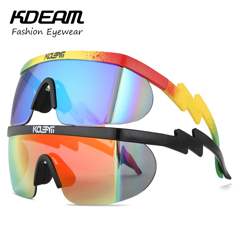 KDEAM 2019 Summer New Sport eyewear Men Goggle Oversize Party Sunglasses flat top Square Sun glasses Retro Glasses 2 lens
KDEAM 2019 Summer New Sport eyewear Men Goggle Oversize Party Sunglasses flat top Square Sun glasses Retro Glasses 2 lens