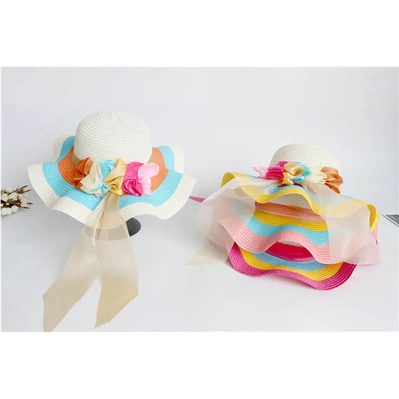 BONJEAN High Quality Straw Rainbow Color Big Hat Flower Rainbow Beach Hat Straw Hat UV Protection High Quality Foldable Cap 2019
BONJEAN High Quality Straw Rainbow Color Big Hat Flower Rainbow Beach Hat Straw Hat UV Protection High Quality Foldable Cap 2019