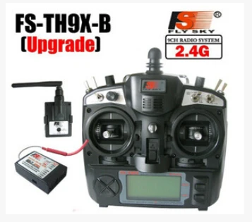 2.4G Flysky 9 Channel LCD Handle Type Remote Control Set FS-TH9X -B 9CH Radio Transmitter and 8CH Receiver FS-R8B
2.4G Flysky 9 Channel LCD Handle Type Remote Control Set FS-TH9X -B 9CH Radio Transmitter and 8CH Receiver FS-R8B