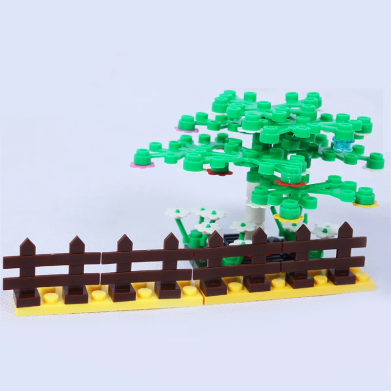 100pcs Children Toys Garden City DIY Brick Parts Fence Block City Bush Trees Plants Block Part Children Toys Gifts Christmas
100pcs Children Toys Garden City DIY Brick Parts Fence Block City Bush Trees Plants Block Part Children Toys Gifts Christmas