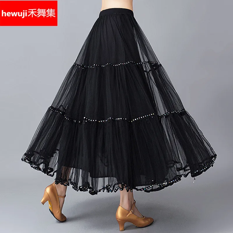 Lady Modern Dance Skirt No Top Half Length Ballroom Dancing Skirt Waltz Tango Pendulum Costumes Diamond Square Dance Suit B-6892
Lady Modern Dance Skirt No Top Half Length Ballroom Dancing Skirt Waltz Tango Pendulum Costumes Diamond Square Dance Suit B-6892