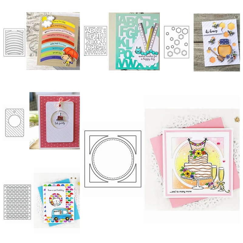 Circle Square Frame Letters Metal Cutting Dies DIY Crafts Card Album Making Scrapbooking Template Embossing Stencil New 2019
Circle Square Frame Letters Metal Cutting Dies DIY Crafts Card Album Making Scrapbooking Template Embossing Stencil New 2019