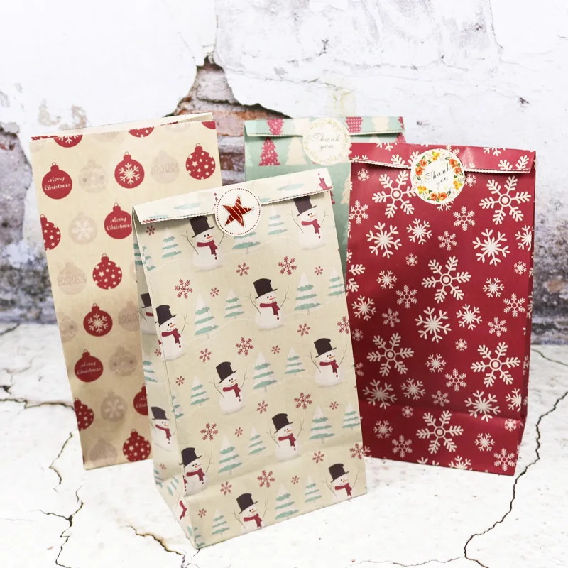 5pcs Snowflake Merry Christmas Paper Bag Snowman Christmas Tree Food Cookie Gift Packing Bag Birthday Party Favor Stand Bags
5pcs Snowflake Merry Christmas Paper Bag Snowman Christmas Tree Food Cookie Gift Packing Bag Birthday Party Favor Stand Bags