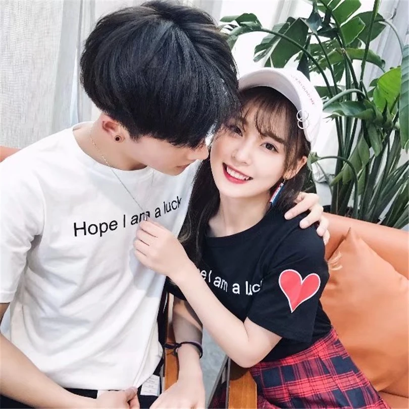 Yaffa Tamin Casual Couple T-Shirt Summer Female Male Solid Color Tops Women Men Short Sleeve O-Neck Tees Lover Tops
Yaffa Tamin Casual Couple T-Shirt Summer Female Male Solid Color Tops Women Men Short Sleeve O-Neck Tees Lover Tops