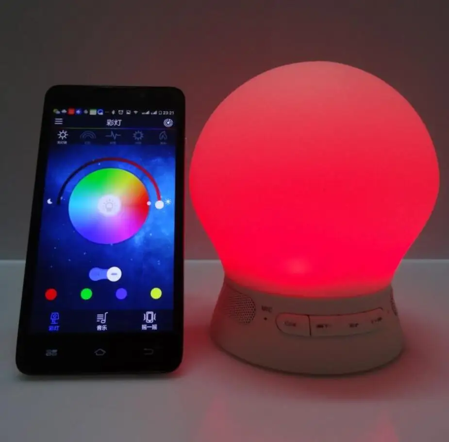 Soft Silicone LED Lamp Bluetooth Speaker Touch Controlled Smart Colorful Emotion Romantic Light Free Shipping
Soft Silicone LED Lamp Bluetooth Speaker Touch Controlled Smart Colorful Emotion Romantic Light Free Shipping