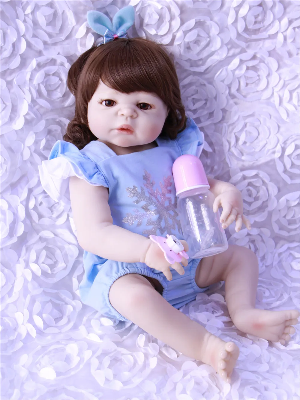 Boneca Bebe reborn 23 дюйма 57 см силиконовый винил для всего тела куклы для маленьких девочек lol игрушки подарок для детей вьющиеся волосы кукла для м...
Boneca Bebe reborn 23 дюйма 57 см силиконовый винил для всего тела куклы для маленьких девочек lol игрушки подарок для детей вьющиеся волосы кукла для м...