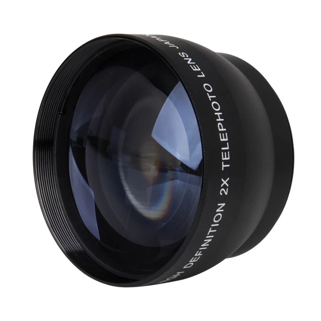 52 мм 2X Увеличение телеобъектив для Nikon AF S 18 55 200 объектив камеры|lens for nikon|telephoto lensfor
