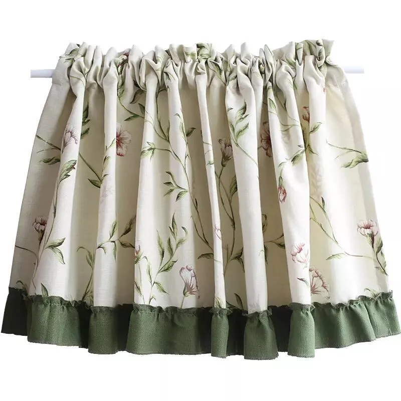 XYZLS American Style Half Curtain Floral Kitchen Curtains Pastoral Short Panel Curtain for Cafe Door Window Blinds 1 Piece
XYZLS American Style Half Curtain Floral Kitchen Curtains Pastoral Short Panel Curtain for Cafe Door Window Blinds 1 Piece
