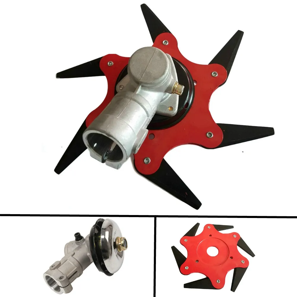 6 Teeth Brush Cutter Blade Trimmer Head 26mm/28mm Trimmer Gearbox Strimmer Gearhead and Metal Garden Grass Trimmer Head
6 Teeth Brush Cutter Blade Trimmer Head 26mm/28mm Trimmer Gearbox Strimmer Gearhead and Metal Garden Grass Trimmer Head