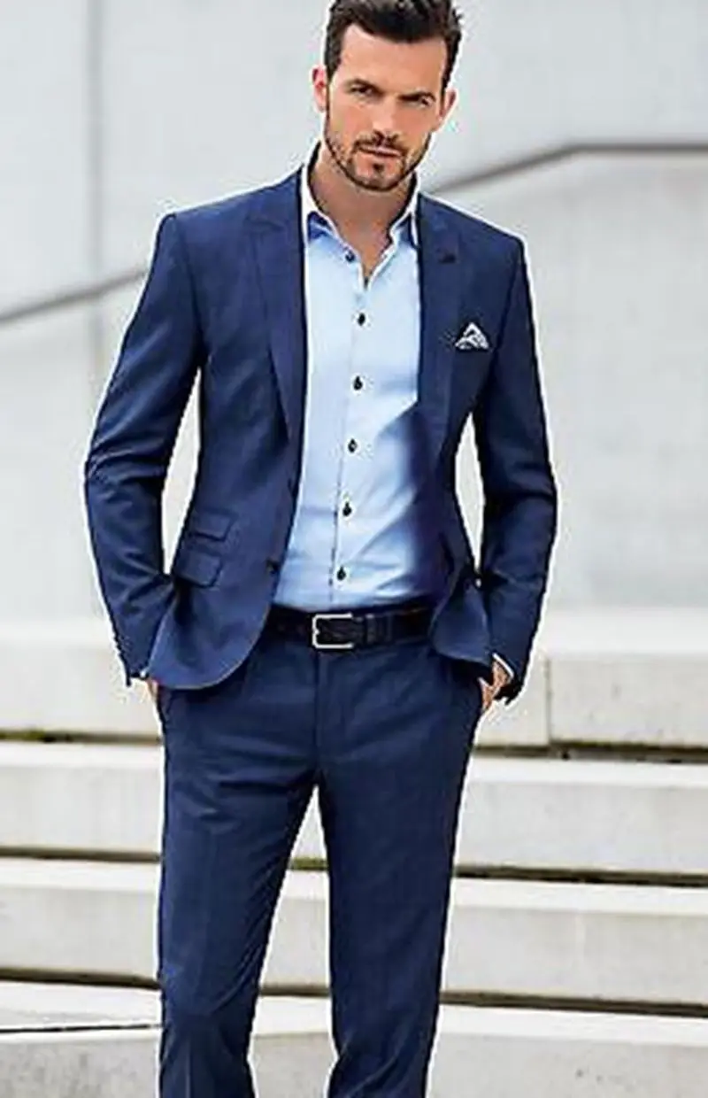Custom Made Men's Wedding Formal Groomsman Best Man Groom Tuxedos Party New Suit C56
Custom Made Men's Wedding Formal Groomsman Best Man Groom Tuxedos Party New Suit C56
