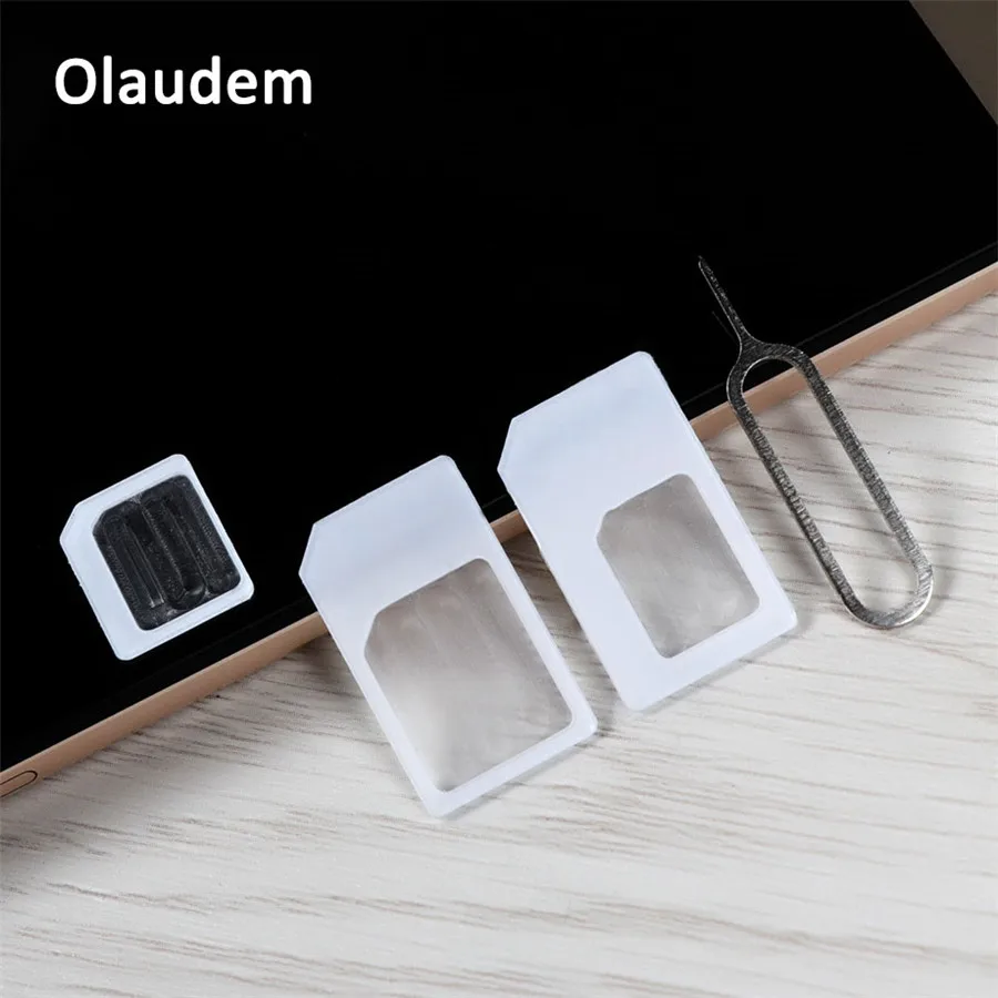 Olaudem SIM карты адаптер для iphone Xiaomi 4 в 1 адаптеры sim карт Nano Micro Стандартный