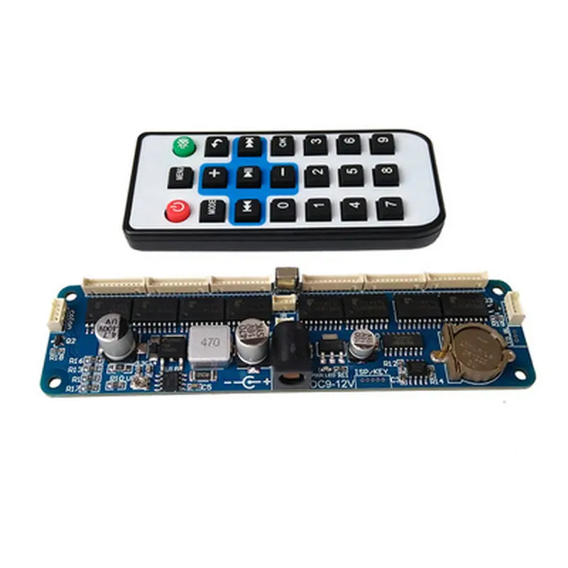 DIY in12 in14 in18 qs30 1 Nixie трубка цифровые светодиодные часы подарок набор печатной платы