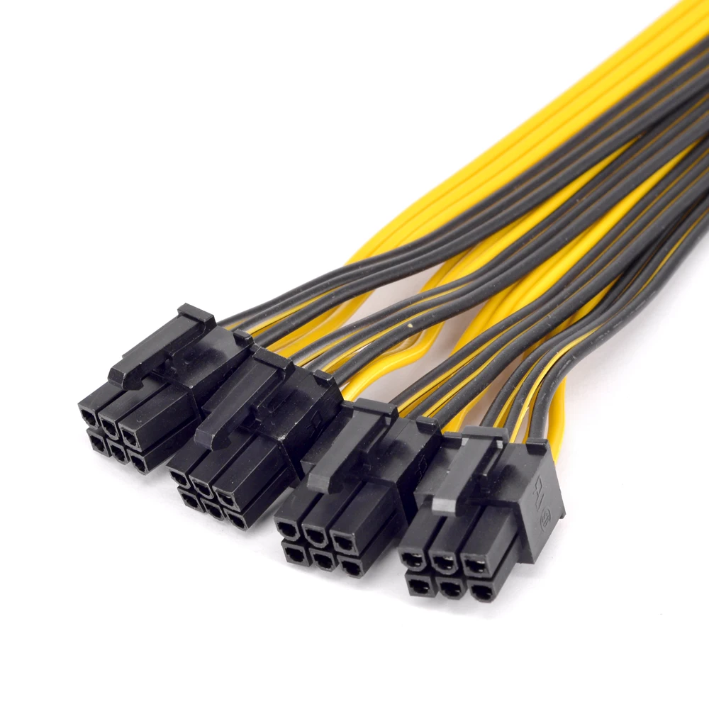 PCI-e 6Pin Female 1 to 4 way Male Extension cable PCIe Graphics Video Card 6 Pin Port Multiplier BTC Power supply Cord
PCI-e 6Pin Female 1 to 4 way Male Extension cable PCIe Graphics Video Card 6 Pin Port Multiplier BTC Power supply Cord
