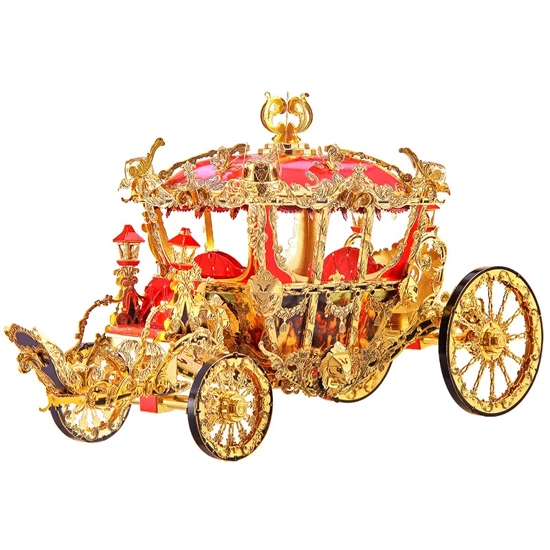 Piececool The Princess Carriage Model 3D laser cutting Jigsaw puzzle DIY Metal model Nano Puzzle Kids Educational Puzzles Toys
Piececool The Princess Carriage Model 3D laser cutting Jigsaw puzzle DIY Metal model Nano Puzzle Kids Educational Puzzles Toys